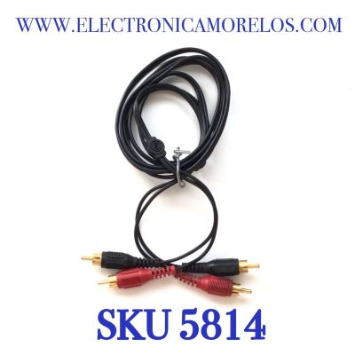 CABLES DE 2 RCA AUDIO ( NEGRO Y ROJO ) MACHO A MACHO / COMPATIBLE CON DIFERENTES DISPOSITIVOS, MARCAS Y MODELOS